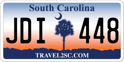 SC license plate JDI448