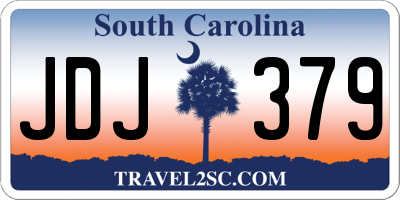 SC license plate JDJ379