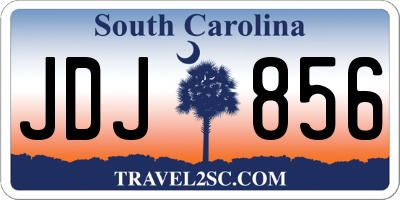 SC license plate JDJ856