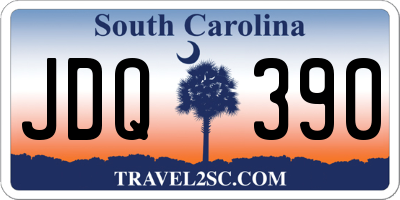 SC license plate JDQ390