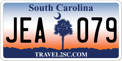 SC license plate JEA079