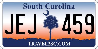 SC license plate JEJ459