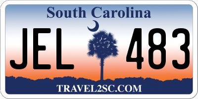SC license plate JEL483