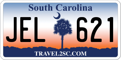 SC license plate JEL621