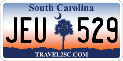 SC license plate JEU529