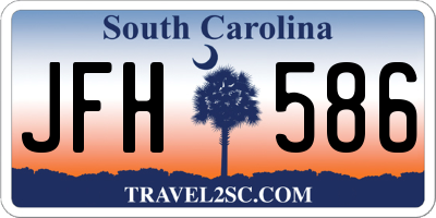 SC license plate JFH586
