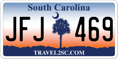 SC license plate JFJ469