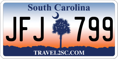 SC license plate JFJ799
