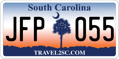 SC license plate JFP055