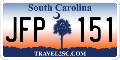 SC license plate JFP151