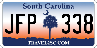 SC license plate JFP338