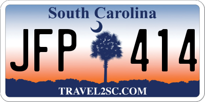 SC license plate JFP414