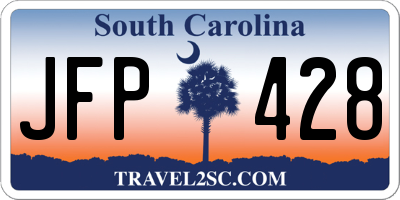 SC license plate JFP428
