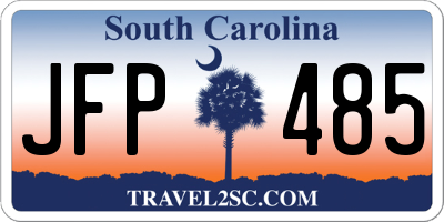 SC license plate JFP485