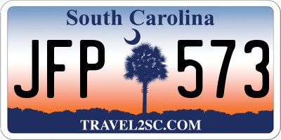 SC license plate JFP573