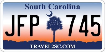 SC license plate JFP745