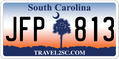 SC license plate JFP813