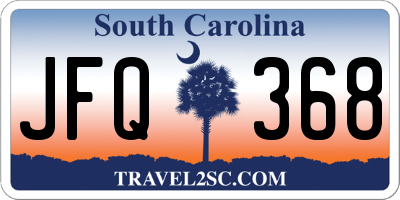 SC license plate JFQ368