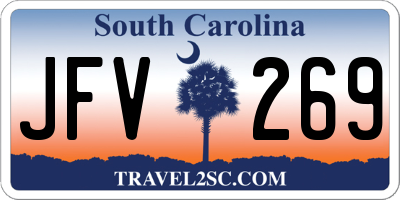 SC license plate JFV269