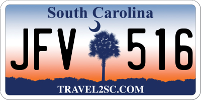 SC license plate JFV516