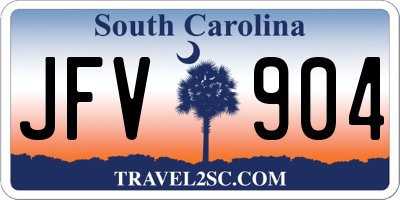 SC license plate JFV904