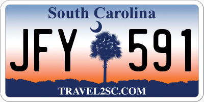 SC license plate JFY591