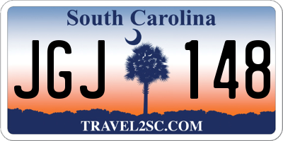 SC license plate JGJ148