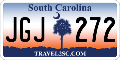 SC license plate JGJ272