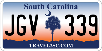 SC license plate JGV339