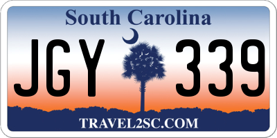 SC license plate JGY339