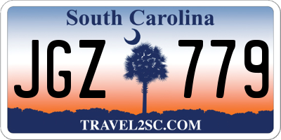 SC license plate JGZ779