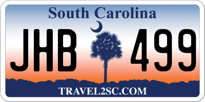 SC license plate JHB499