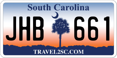 SC license plate JHB661