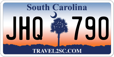 SC license plate JHQ790