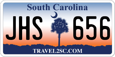 SC license plate JHS656