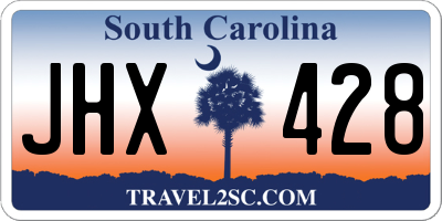 SC license plate JHX428