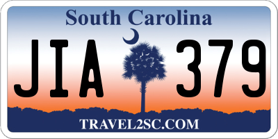 SC license plate JIA379
