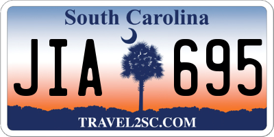 SC license plate JIA695