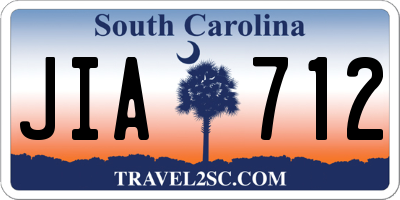 SC license plate JIA712