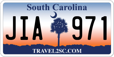 SC license plate JIA971