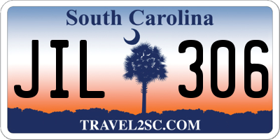 SC license plate JIL306