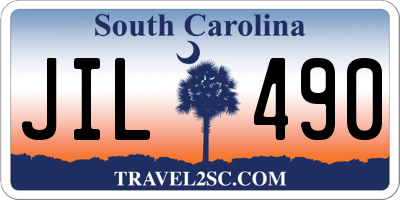 SC license plate JIL490