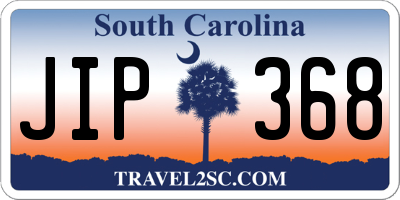 SC license plate JIP368