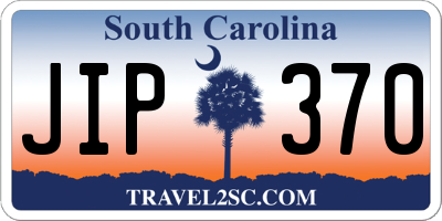 SC license plate JIP370