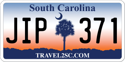 SC license plate JIP371