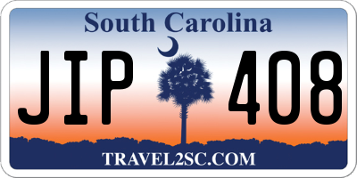 SC license plate JIP408