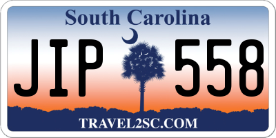 SC license plate JIP558