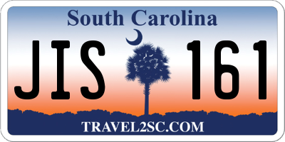 SC license plate JIS161