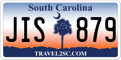 SC license plate JIS879