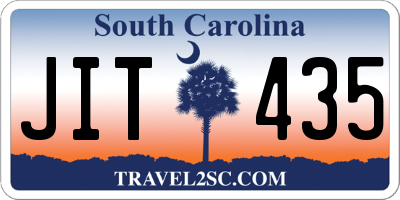 SC license plate JIT435